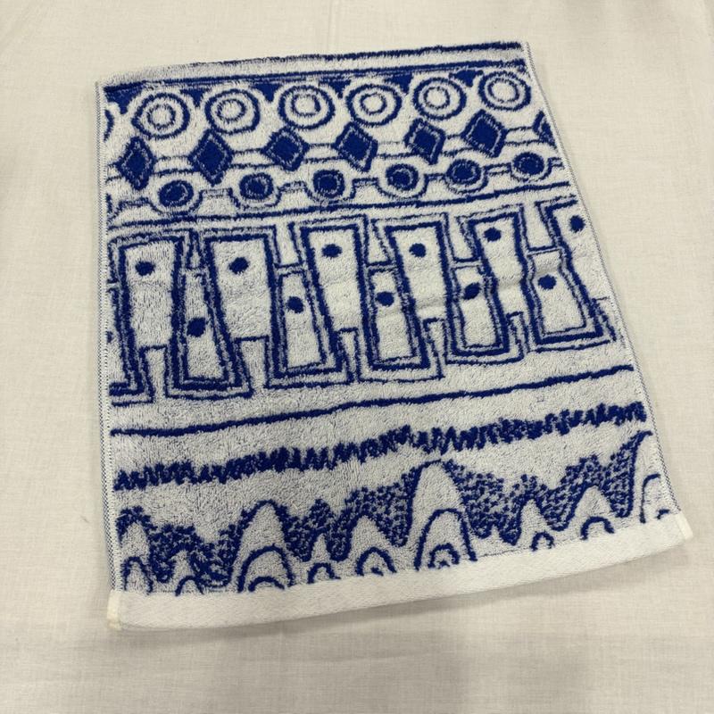 ステューシー STUSSY ファッション小物 ファッション小物 OLD オールド フェイスタオル - 総柄 白 / ホワイト / white X 青 / ブルー / blue メンズ USED 古着 中古 50166277