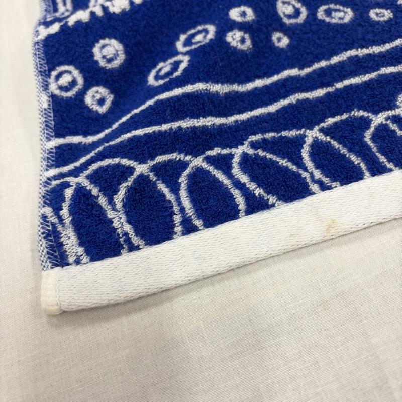 ステューシー STUSSY ファッション小物 ファッション小物 OLD オールド フェイスタオル - 総柄 白 / ホワイト / white X 青 / ブルー / blue メンズ USED 古着 中古 50166277