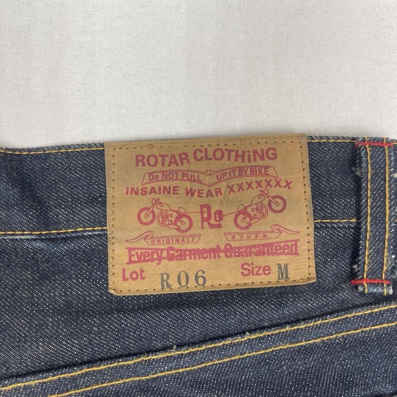 ローター ROTAR パンツ デニム、ジーンズ 刺繍デザイン ボタンフライ ストレート ワイド デニム パンツ インディゴ / インディゴ / Indigo メンズ USED 古着 中古 50166278