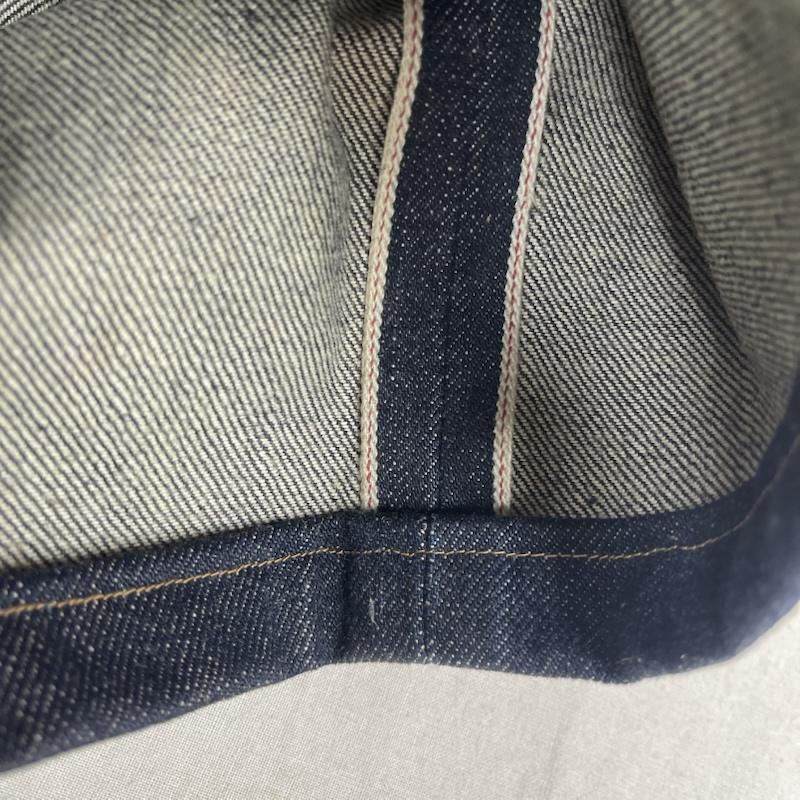 ローター ROTAR パンツ デニム、ジーンズ 刺繍デザイン ボタンフライ ストレート ワイド デニム パンツ インディゴ / インディゴ / Indigo メンズ USED 古着 中古 50166278