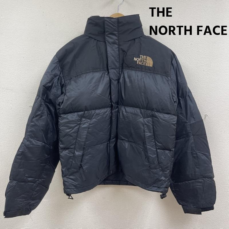 ザノースフェイス THE NORTH FACE ジャケット、上着 ダウンジャケット NUPTSE ヌプシ ロゴ刺繍 ジップアップ ダウン ジャケット 黒 / ブラック / black メンズ USED 古着 中古 50166279
