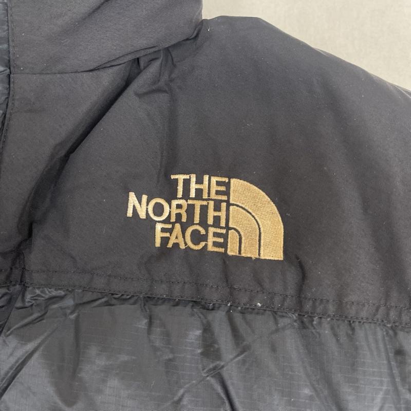 ザノースフェイス THE NORTH FACE ジャケット、上着 ダウンジャケット NUPTSE ヌプシ ロゴ刺繍 ジップアップ ダウン ジャケット 黒 / ブラック / black メンズ USED 古着 中古 50166279
