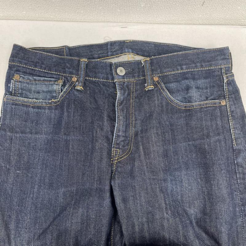 エターナル ETERNAL パンツ デニム、ジーンズ 日本製 ジップフライ ストレート ワイド デニム パンツ 34 インディゴ / インディゴ / Indigo メンズ USED 古着 中古 50166280