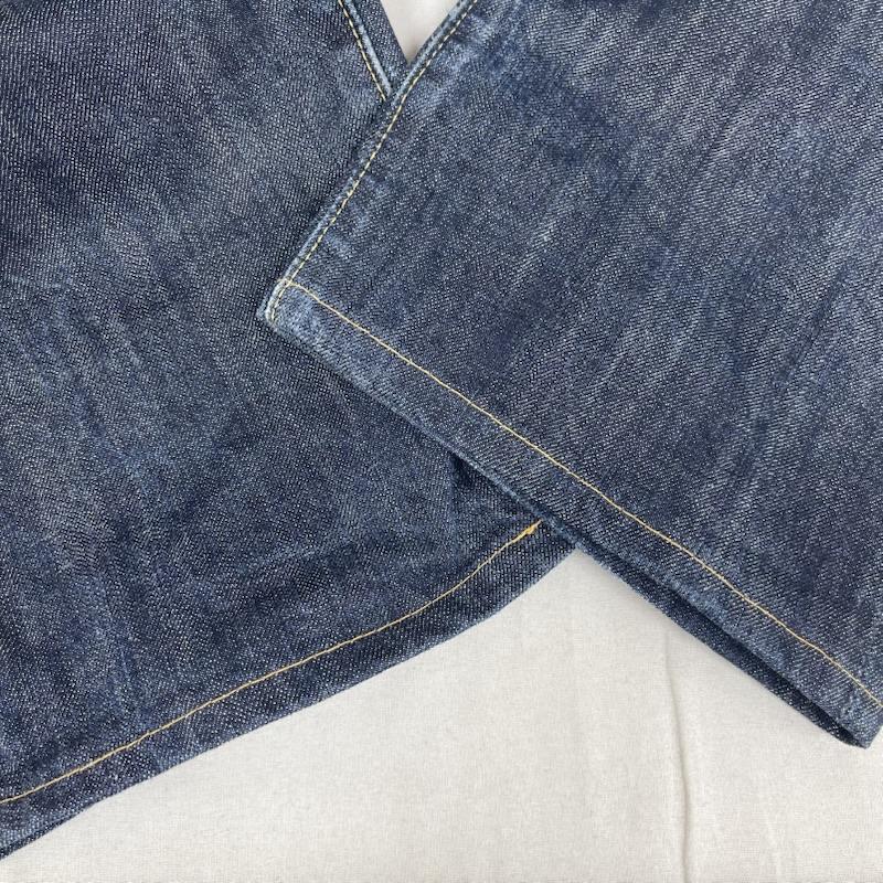 エターナル ETERNAL パンツ デニム、ジーンズ 日本製 ジップフライ ストレート ワイド デニム パンツ 34 インディゴ / インディゴ / Indigo メンズ USED 古着 中古 50166280