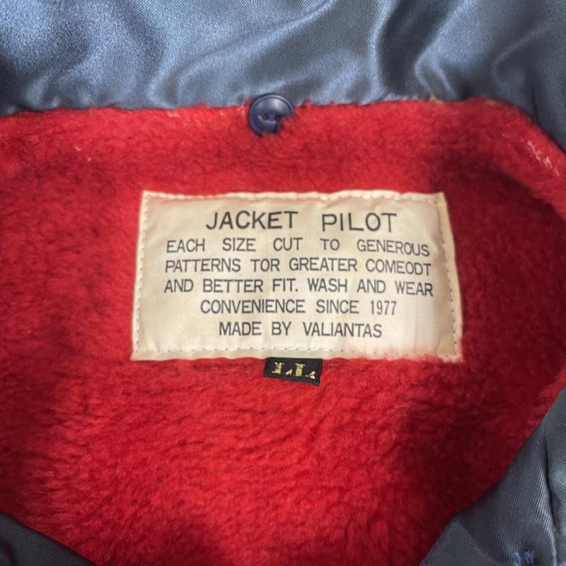 古着 USED ジャケット、上着 ジャンパー、ブルゾン VALIANTAS製 フライト ジャケット JACKET PILOT c-hr3708 LL 紺 / ネイビー / navy メンズ USED 古着 中古 50166282