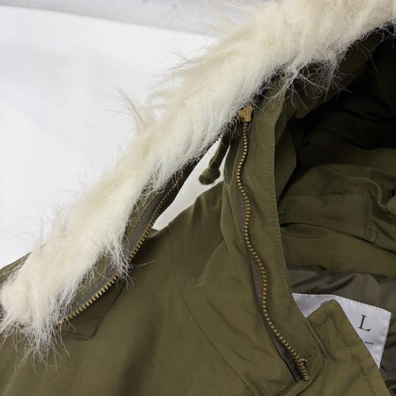 コロナ CORONA ジャケット、上着 ダウンジャケット ARCTIC PARKA khaki L L 無地 オリーブグリーン / オリーブグリーン / メンズ USED 古着 中古 50166286