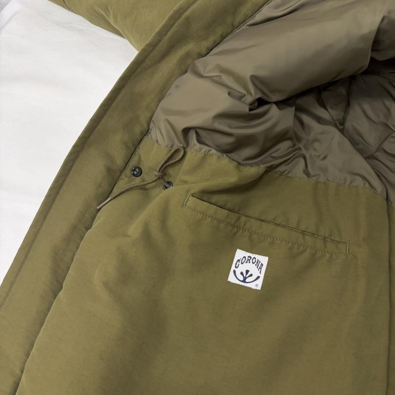 コロナ CORONA ジャケット、上着 ダウンジャケット ARCTIC PARKA khaki L L 無地 オリーブグリーン / オリーブグリーン / メンズ USED 古着 中古 50166286