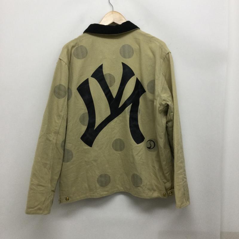カーハート Carhartt ジャケット、上着 ジャンパー、ブルゾン carhartt SV DOT DETROIT JACKET L ロゴ、文字 ベージュ / ベージュ / beige メンズ USED 古着 中古 50166287