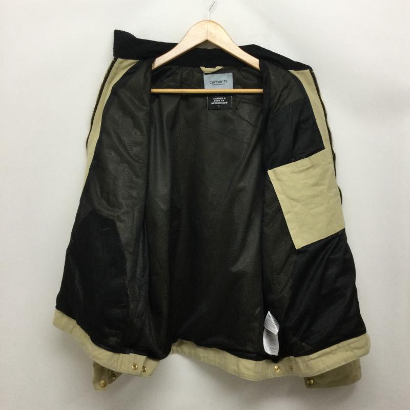 カーハート Carhartt ジャケット、上着 ジャンパー、ブルゾン carhartt SV DOT DETROIT JACKET L ロゴ、文字 ベージュ / ベージュ / beige メンズ USED 古着 中古 50166287