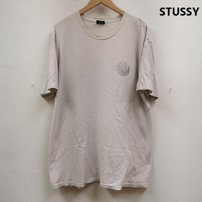 ステューシー STUSSY Tシャツ 半袖 00S メキシコ製 8ボール 瞳 目 死神 S/S TEE 半袖 Tシャツ L ベージュ / ベージュ / beige メンズ USED 古着 中古 50166291