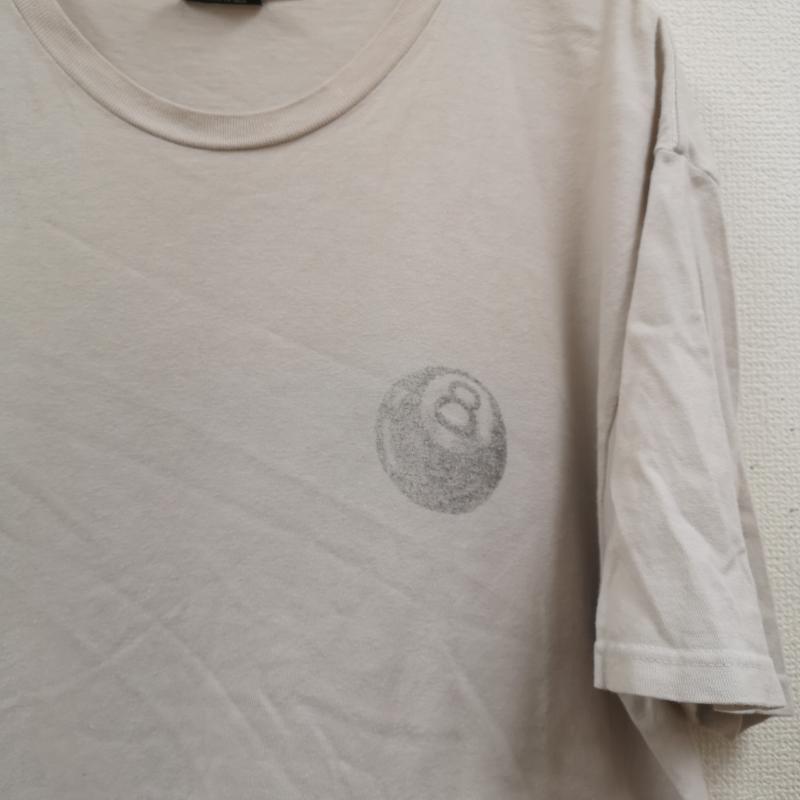 ステューシー STUSSY Tシャツ 半袖 00S メキシコ製 8ボール 瞳 目 死神 S/S TEE 半袖 Tシャツ L ベージュ / ベージュ / beige メンズ USED 古着 中古 50166291
