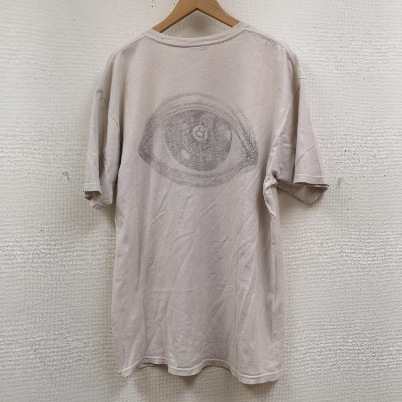ステューシー STUSSY Tシャツ 半袖 00S メキシコ製 8ボール 瞳 目 死神 S/S TEE 半袖 Tシャツ L ベージュ / ベージュ / beige メンズ USED 古着 中古 50166291