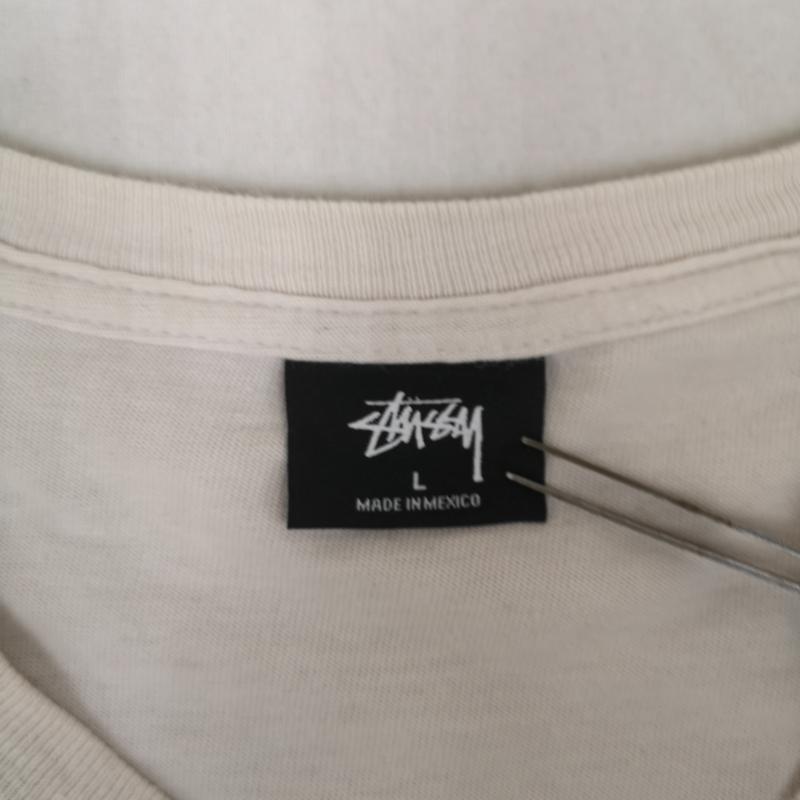 ステューシー STUSSY Tシャツ 半袖 00S メキシコ製 8ボール 瞳 目 死神 S/S TEE 半袖 Tシャツ L ベージュ / ベージュ / beige メンズ USED 古着 中古 50166291