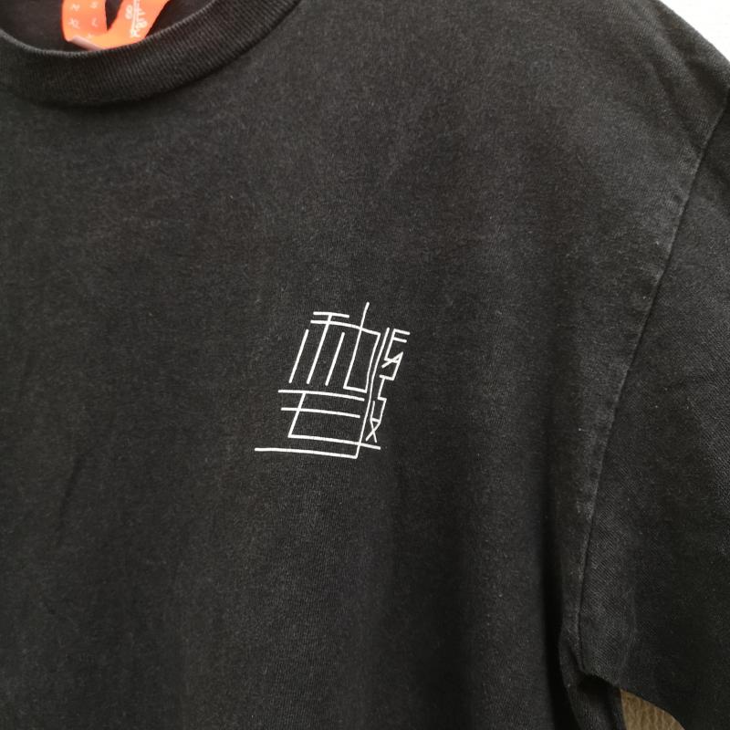 フラットラックス FLATLUX Tシャツ 長袖 折り鶴 折り紙 鶴 和柄 和モノ ピグメント加工 L/S TEE 長袖 Ｔシャツ 黒 / ブラック / black メンズ USED 古着 中古 50166292