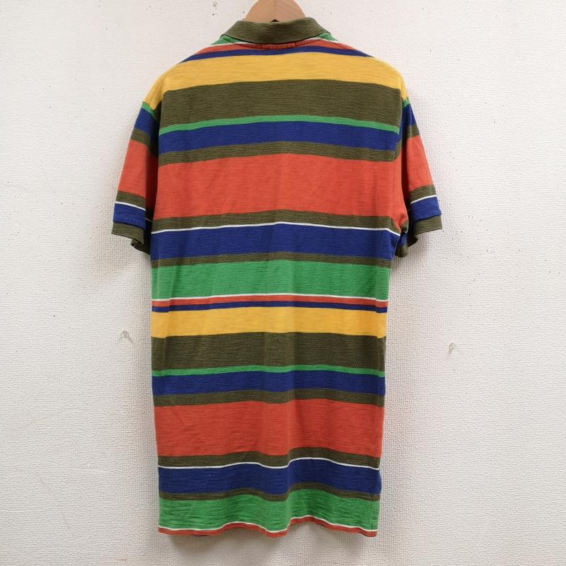 ポロバイラルフローレン Polo by RALPH LAUREN ポロシャツ 半袖 ポロプレイヤー ドロップテール ストライプ ボーダー柄 半袖ポロシャツ M マルチカラー / マルチカラー / multicolor メンズ USED 古着 中古 50166296
