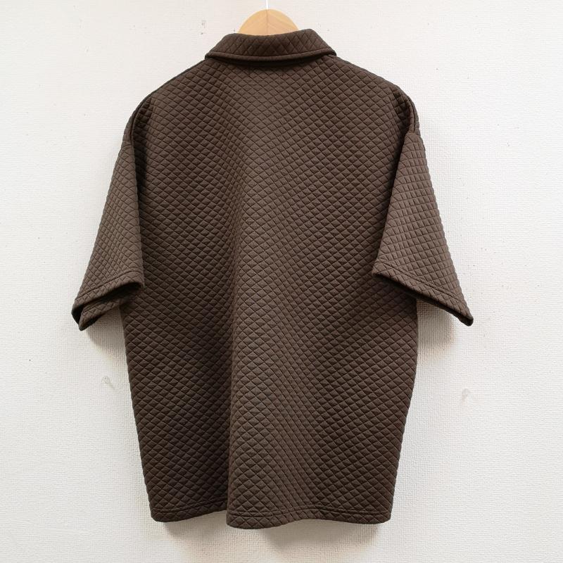 エクストララージ XLARGE ポロシャツ 半袖 2024SS ダイア柄 キルティング ワッフル 有刺鉄線 半袖 ポロシャツ 101242013003 M 茶 / ブラウン / brown メンズ USED 古着 中古 50166297