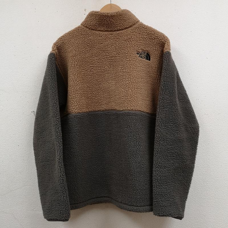 ザノースフェイス THE NORTH FACE ジャケット、上着 ジャンパー、ブルゾン ハーフジップ 切り替え ツートンカラー 韓国 限定 モデル ボア フリース ジャケット M 灰 / グレー / gray X 茶 / ブラウン / brown メンズ USED 古着 中古 50166298