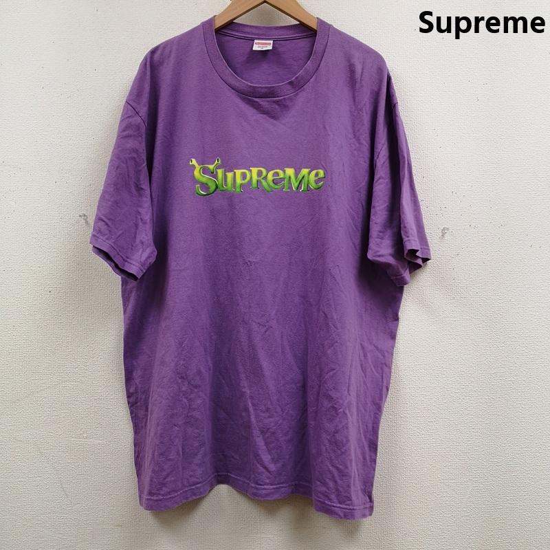 シュプリーム Supreme Tシャツ 半袖 USA製 21AW シュレック グラフィック プリント S/S TEE 半袖 Tシャツ XL 紫 / パープル / purple メンズ USED 古着 中古 50166299