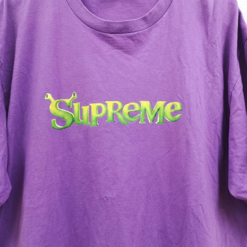 シュプリーム Supreme Tシャツ 半袖 USA製 21AW シュレック グラフィック プリント S/S TEE 半袖 Tシャツ XL 紫 / パープル / purple メンズ USED 古着 中古 50166299
