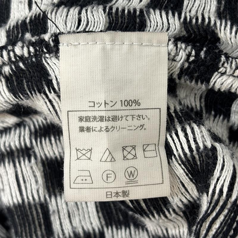 クーティー COOTIE ニット、セーター 長袖 チェッカーボード柄 クルーネック コットン ニット セーター XL チェック メンズ USED 古着 中古 50166301