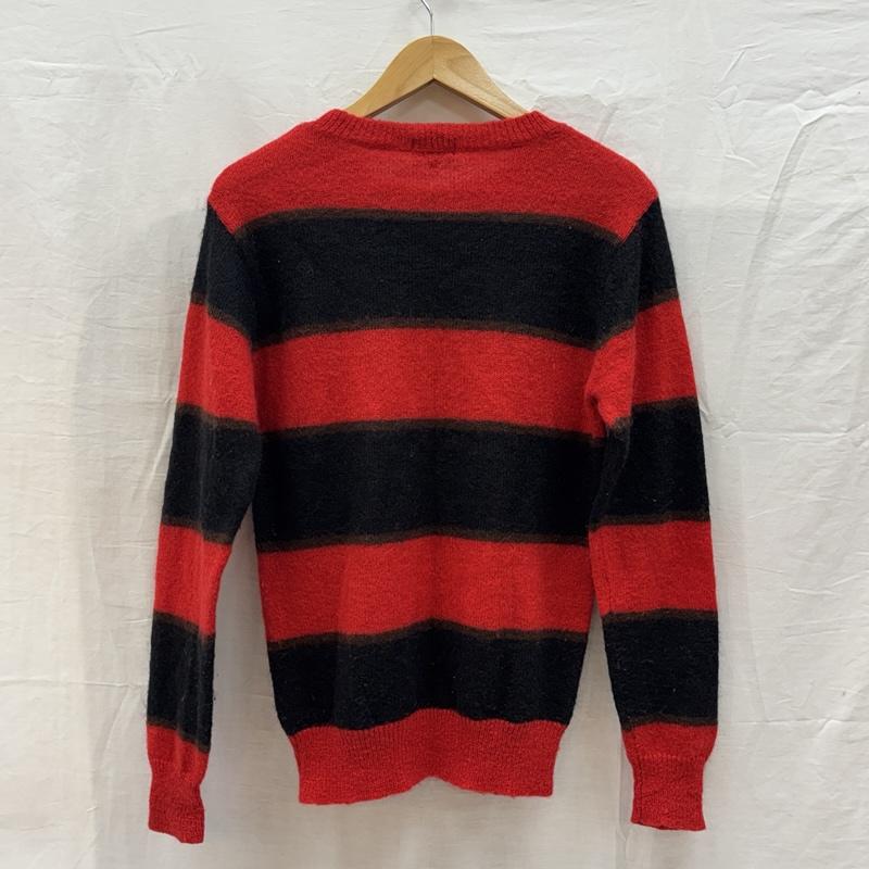 ポールスミス Paul Smith ニット、セーター 長袖 モヘヤブレンド ボーダー柄 ニット セーター クルーネック M ボーダー柄 メンズ USED 古着 中古 50166302