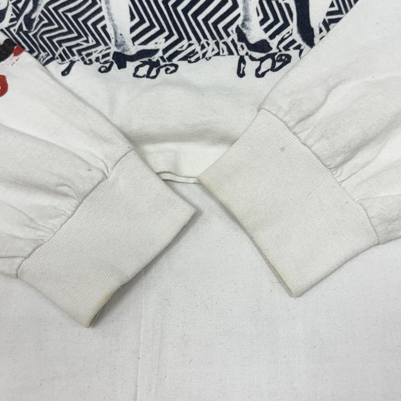 古着 USED Tシャツ 長袖 Blue Roses イングランド製 グラフィック プリント 長袖 Tシャツ ロンT S 白 / ホワイト / white メンズ USED 古着 中古 50166303