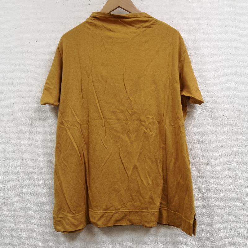 イッセイミヤケ ISSEY MIYAKE Tシャツ 半袖 HAI SPORTING GEAR ハイネック モックネック カニ crab ステッチ S/S TEE 半袖 Tシャツ M マスタード / マスタード / メンズ USED 古着 中古 50166308