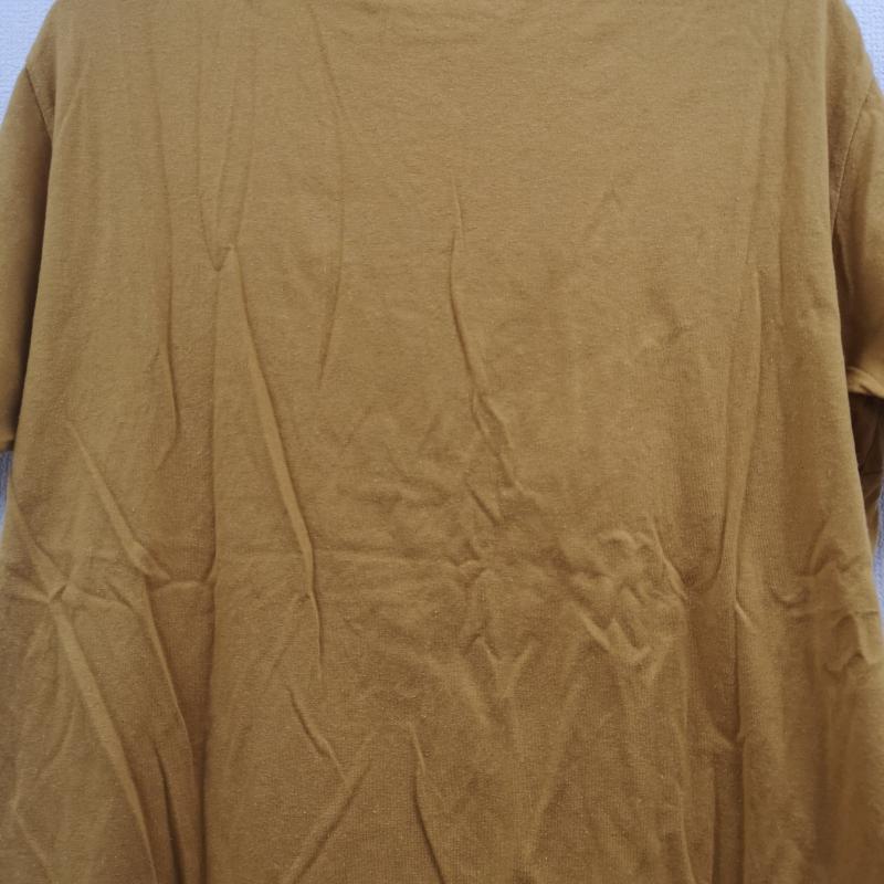 イッセイミヤケ ISSEY MIYAKE Tシャツ 半袖 HAI SPORTING GEAR ハイネック モックネック カニ crab ステッチ S/S TEE 半袖 Tシャツ M マスタード / マスタード / メンズ USED 古着 中古 50166308