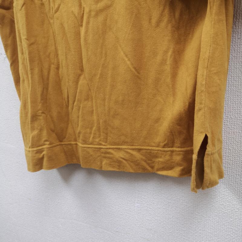 イッセイミヤケ ISSEY MIYAKE Tシャツ 半袖 HAI SPORTING GEAR ハイネック モックネック カニ crab ステッチ S/S TEE 半袖 Tシャツ M マスタード / マスタード / メンズ USED 古着 中古 50166308