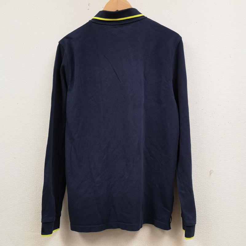 ケンゾー KENZO ポロシャツ 長袖 ネオンカラー 蛍光 タイガー 虎 ワンポイント 長袖 ポロシャツ F765PO1014BA S 紺 / ネイビー / navy メンズ USED 古着 中古 50166310