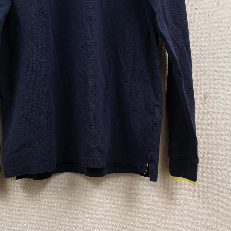 ケンゾー KENZO ポロシャツ 長袖 ネオンカラー 蛍光 タイガー 虎 ワンポイント 長袖 ポロシャツ F765PO1014BA S 紺 / ネイビー / navy メンズ USED 古着 中古 50166310