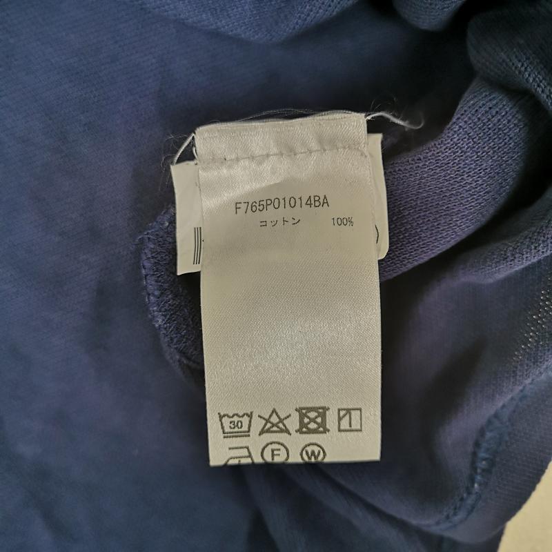 ケンゾー KENZO ポロシャツ 長袖 ネオンカラー 蛍光 タイガー 虎 ワンポイント 長袖 ポロシャツ F765PO1014BA S 紺 / ネイビー / navy メンズ USED 古着 中古 50166310
