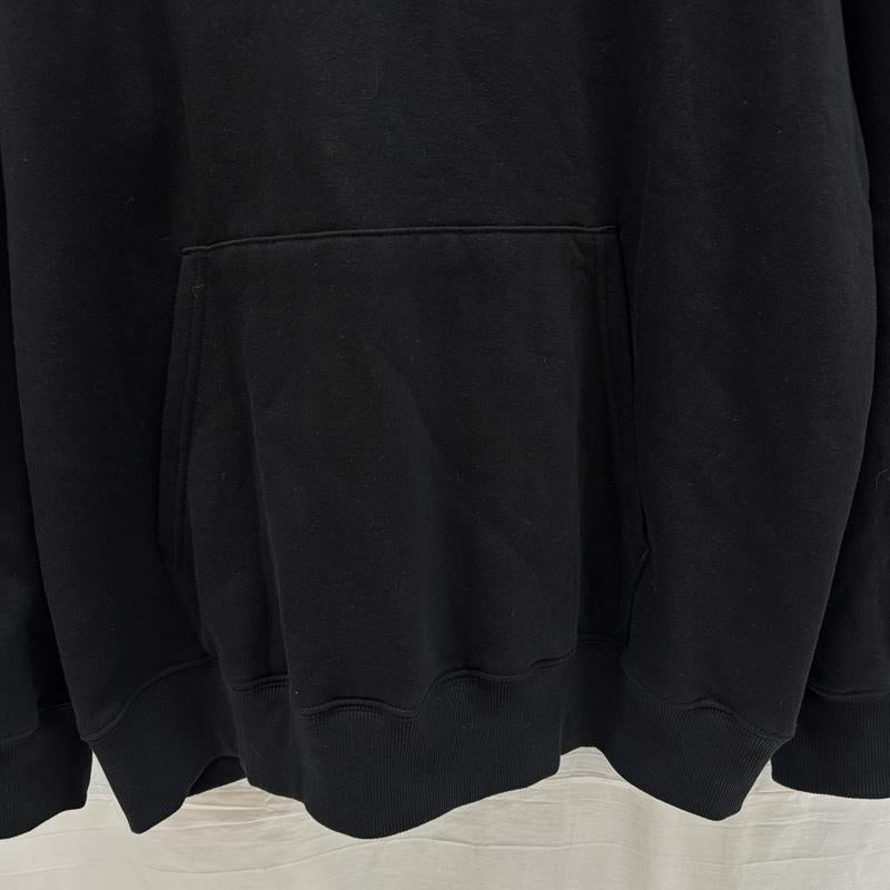 ザノースフェイス THE NORTH FACE パーカー 長袖 ロゴ プリント プルオーバー フーディ スウェット パーカー ビッグサイズ XXL 黒 / ブラック / black メンズ USED 古着 中古 50166312