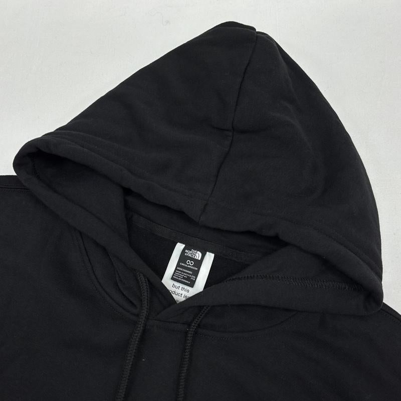 ザノースフェイス THE NORTH FACE パーカー 長袖 ロゴ プリント プルオーバー フーディ スウェット パーカー ビッグサイズ XXL 黒 / ブラック / black メンズ USED 古着 中古 50166312