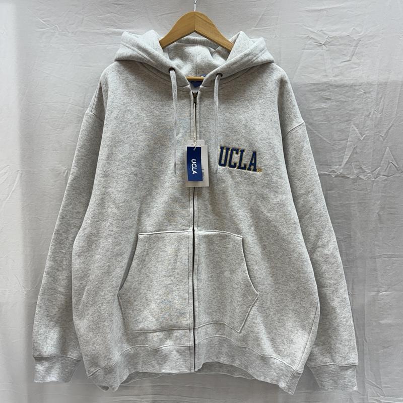 ユーシーエルエー UCLA パーカー 長袖 UCLA ロゴ ジップアップ フーディ ヘビー スウェット パーカー ビッグサイズ XL メンズ USED 古着 中古 50166313
