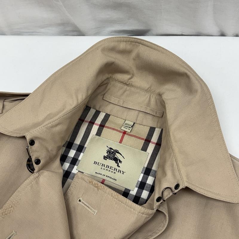 バーバリー BURBERRY コート トレンチコート トレンチコート ロング ノバチェックライナー - レディース USED 古着 中古 50166314