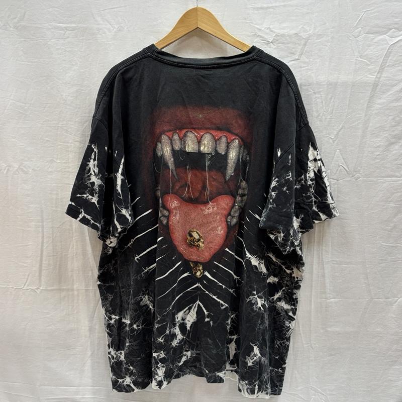 古着 USED Tシャツ 半袖 Survivors タイダイ柄 スカル マウス プリント クルーネック Tシャツ XXL メンズ USED 古着 中古 50166315