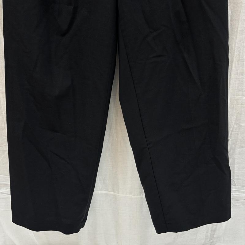 ベトン BETON ボトムス ボトムス 201-04A ワイド スラックス パンツ ベルト付き 2 黒 / ブラック / black メンズ USED 古着 中古 50166316