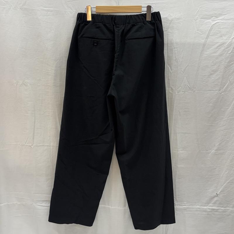 ベトン BETON ボトムス ボトムス 201-04A ワイド スラックス パンツ ベルト付き 2 黒 / ブラック / black メンズ USED 古着 中古 50166316