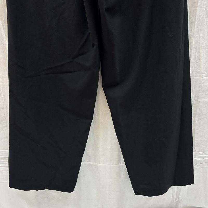 ベトン BETON ボトムス ボトムス 201-04A ワイド スラックス パンツ ベルト付き 2 黒 / ブラック / black メンズ USED 古着 中古 50166316