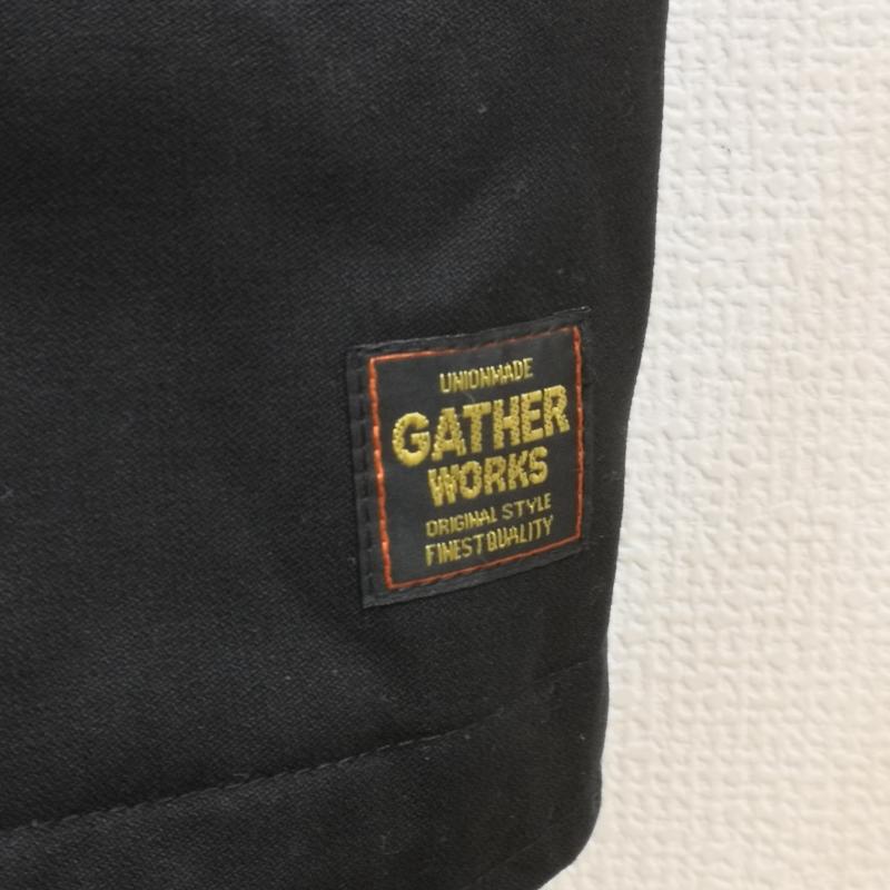 古着 USED ジャケット、上着 ジャンパー、ブルゾン GATHER WORKS N-1 ワーク 海軍 ボア襟 波型 キルティング デッキ ジャケット L 黒 / ブラック / black メンズ USED 古着 中古 50166327