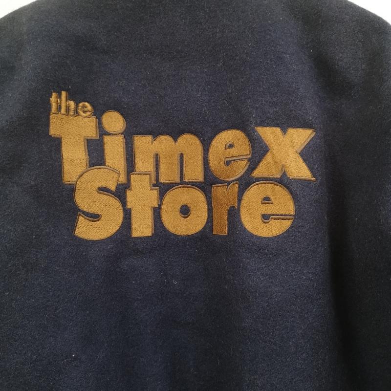 古着 USED ジャケット、上着 レザージャケット the Timex Store USA製 GAME Sportswear プレミアムレザー スタジャン バーシティ ジャケット M 紺 / ネイビー / navy メンズ USED 古着 中古 50166329