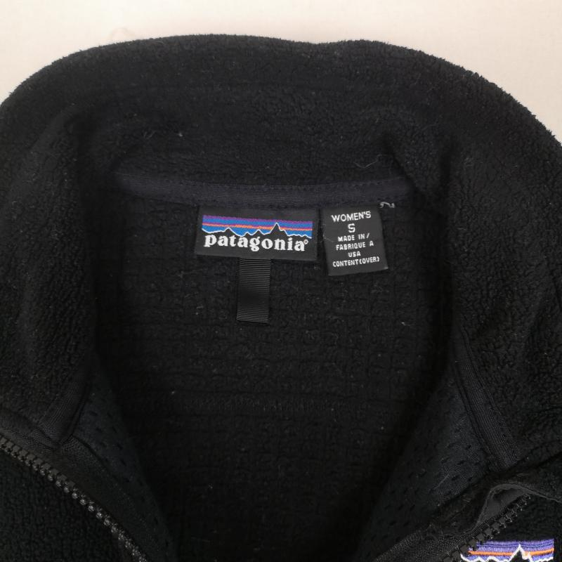 パタゴニア patagonia ジャケット、上着 ジャンパー、ブルゾン USA製 R2素材 POLARTEC フィッツロイ ドローコード ボア フリース ジャケット W811F S 黒 / ブラック / black レディース USED 古着 中古 50166333