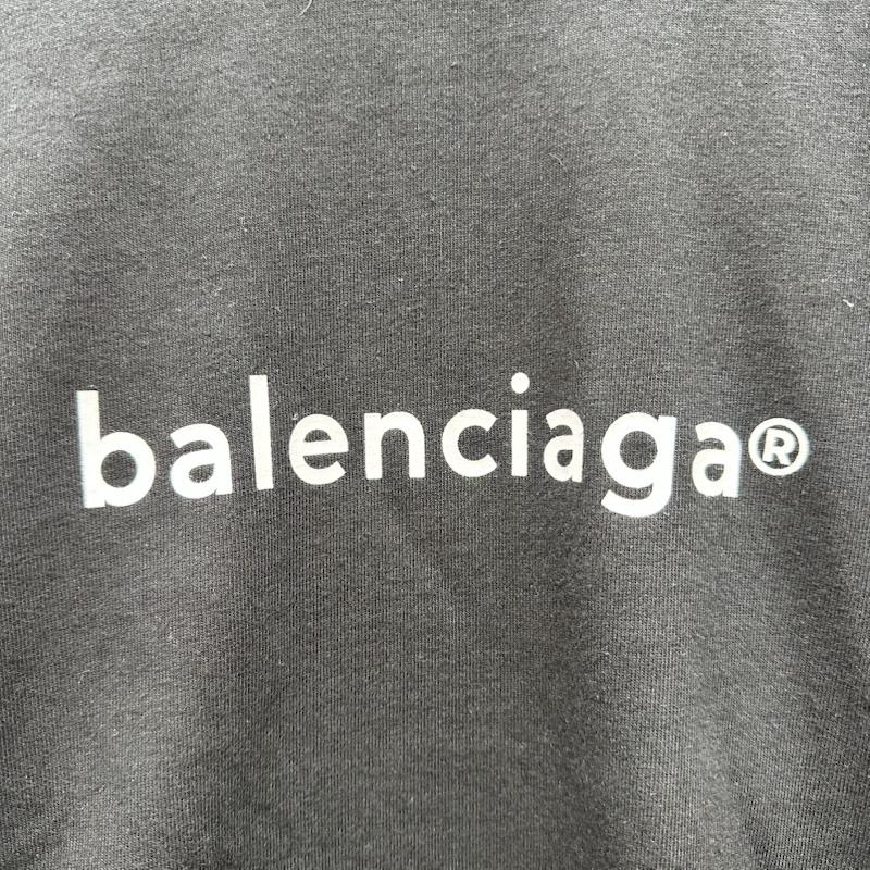 バレンシアガ BALENCIAGA Tシャツ 半袖 ロゴ プリント Tシャツ HT80 612964 XS 黒 / ブラック / black レディース USED 古着 中古 50166336
