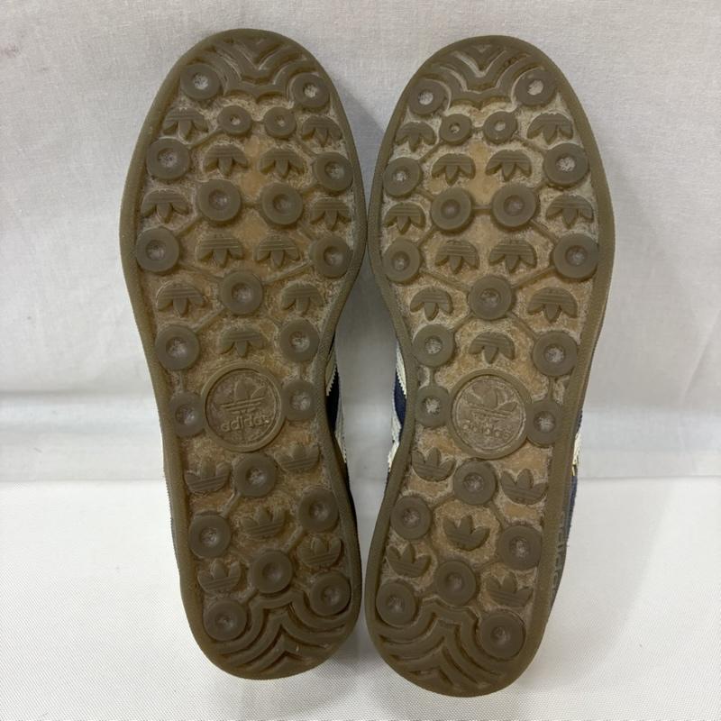 アディダス adidas スニーカー スニーカー ガゼル インドア シップス GAZELLE INDOOR SHIPS jq6172 23.5cm ロゴ、文字 白 / ホワイト / white X 紺 / ネイビー / navy レディース USED 古着 中古 50166338