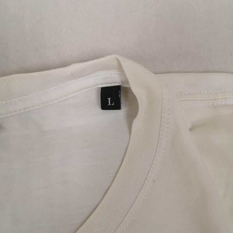 ディーゼル DIESEL Tシャツ 半袖 めくれ 剝がれ だまし絵風 ボックスロゴ S/S TEE 半袖 Tシャツ S.C.HK000066 L 白 / ホワイト / white メンズ USED 古着 中古 50166340