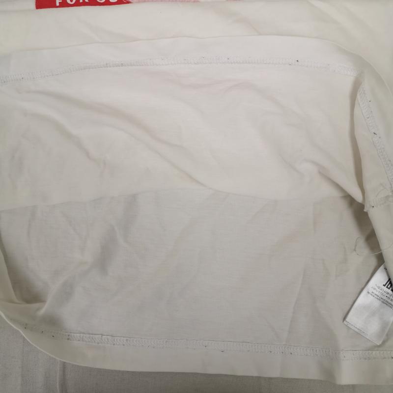 ディーゼル DIESEL Tシャツ 半袖 めくれ 剝がれ だまし絵風 ボックスロゴ S/S TEE 半袖 Tシャツ S.C.HK000066 L 白 / ホワイト / white メンズ USED 古着 中古 50166340