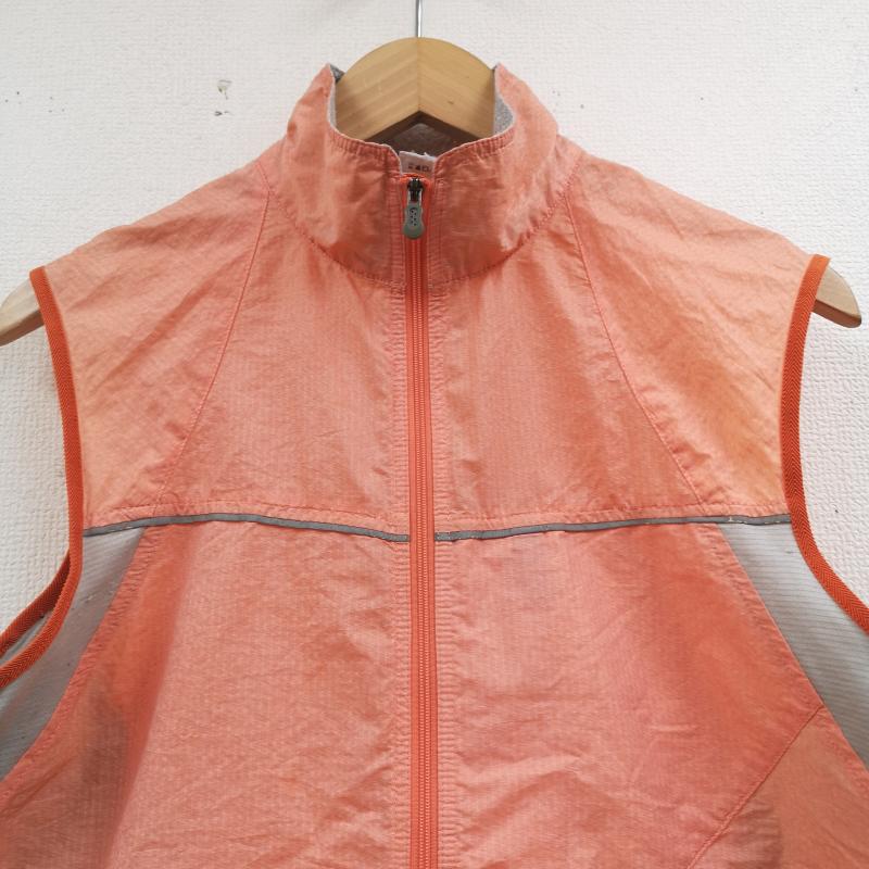 パタゴニア patagonia ベスト ベスト メッシュ 切り替え リフレクター ランニング サイクリング ナイロン ベスト S 橙 / オレンジ / orange レディース USED 古着 中古 50166346