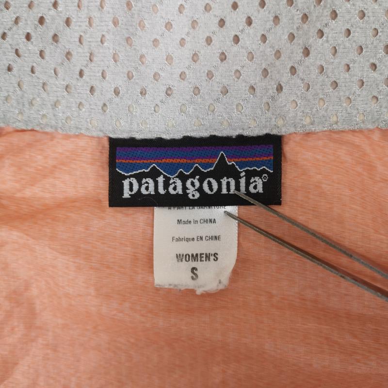 パタゴニア patagonia ベスト ベスト メッシュ 切り替え リフレクター ランニング サイクリング ナイロン ベスト S 橙 / オレンジ / orange レディース USED 古着 中古 50166346