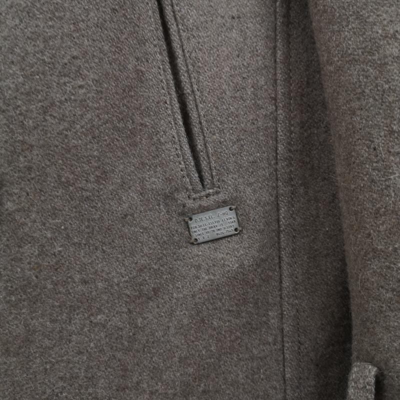 ディーゼル DIESEL コート ピーコート ダブルブレスト 刻印ボタン メタルプレート TYPE N.78 ミリタリー ピーコート TR007099 M ベージュ / ベージュ / beige メンズ USED 古着 中古 50166347